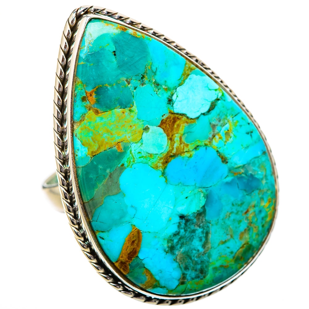 Chrysocolla Rings handcrafted by Anasilvercos - RING131855 - Photo 2