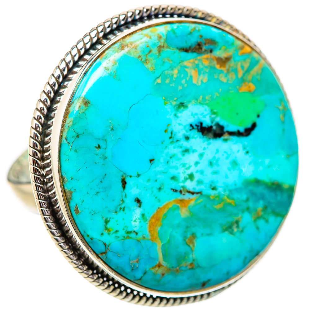 Chrysocolla Rings handcrafted by Anasilvercos - RING131876 - Photo 2