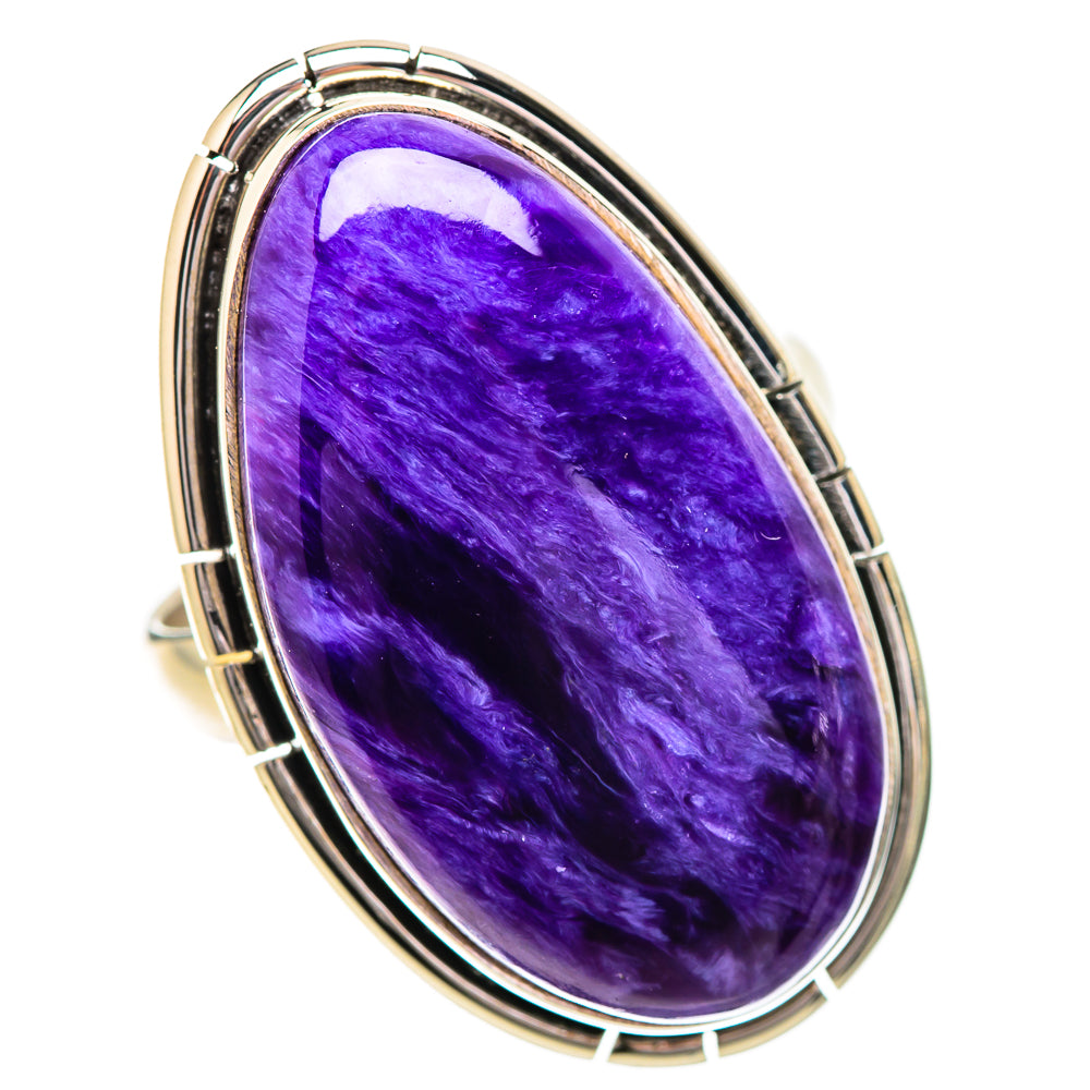 Charoite Rings handcrafted by Anasilvercos - RING131903 - Photo 2