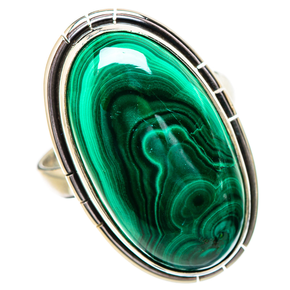 Malachite Rings handcrafted by Anasilvercos - RING131920 - Photo 2