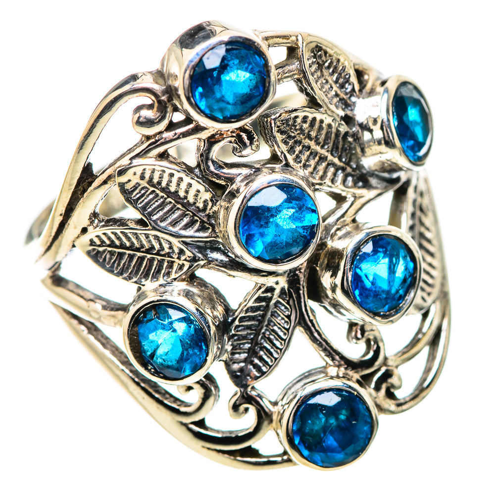 Swiss Blue Topaz Rings handcrafted by Anasilvercos - RING131951 - Photo 2