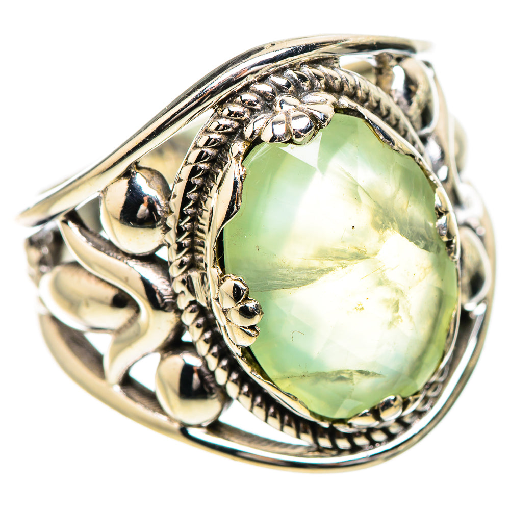 Prehnite Rings handcrafted by Anasilvercos - RING131974 - Photo 2