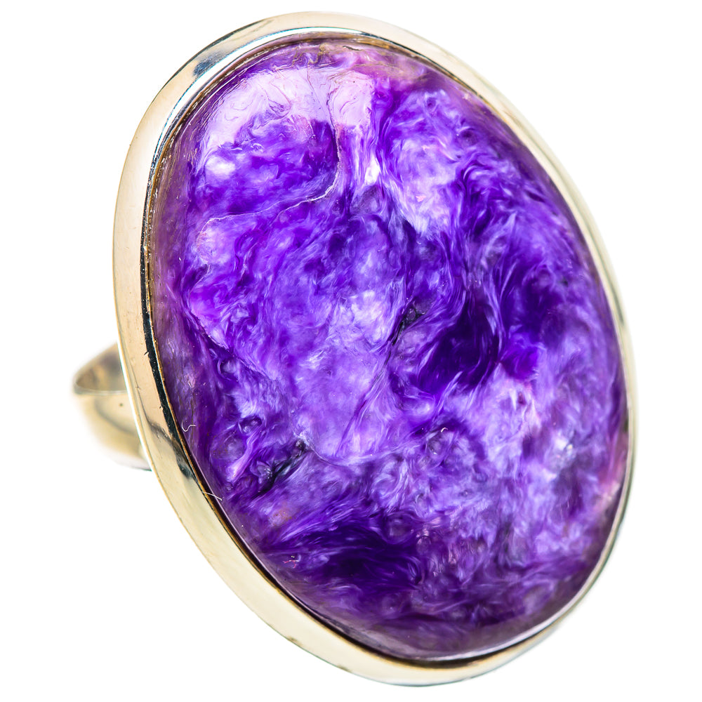 Charoite Rings handcrafted by Anasilvercos - RING131978 - Photo 2