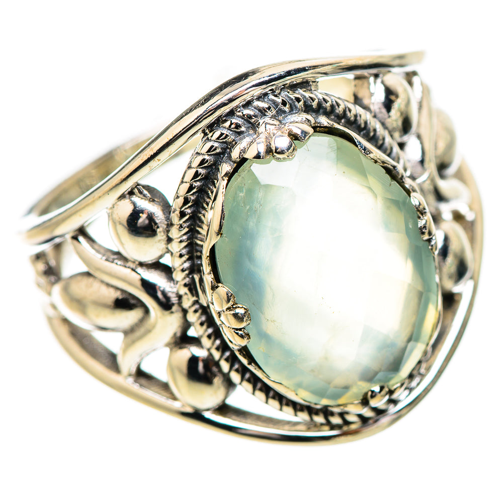 Prehnite Rings handcrafted by Anasilvercos - RING132004 - Photo 2