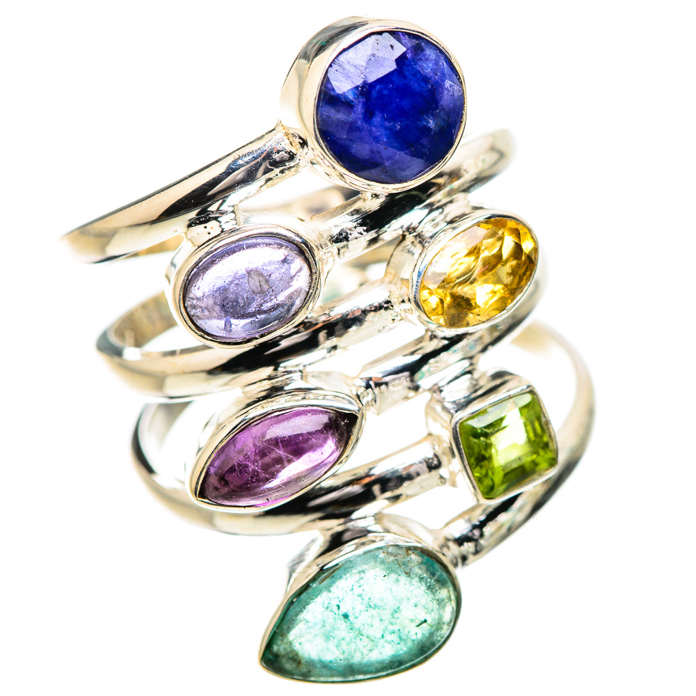 Aquamarine Rings handcrafted by Anasilvercos - RING132012 - Photo 2