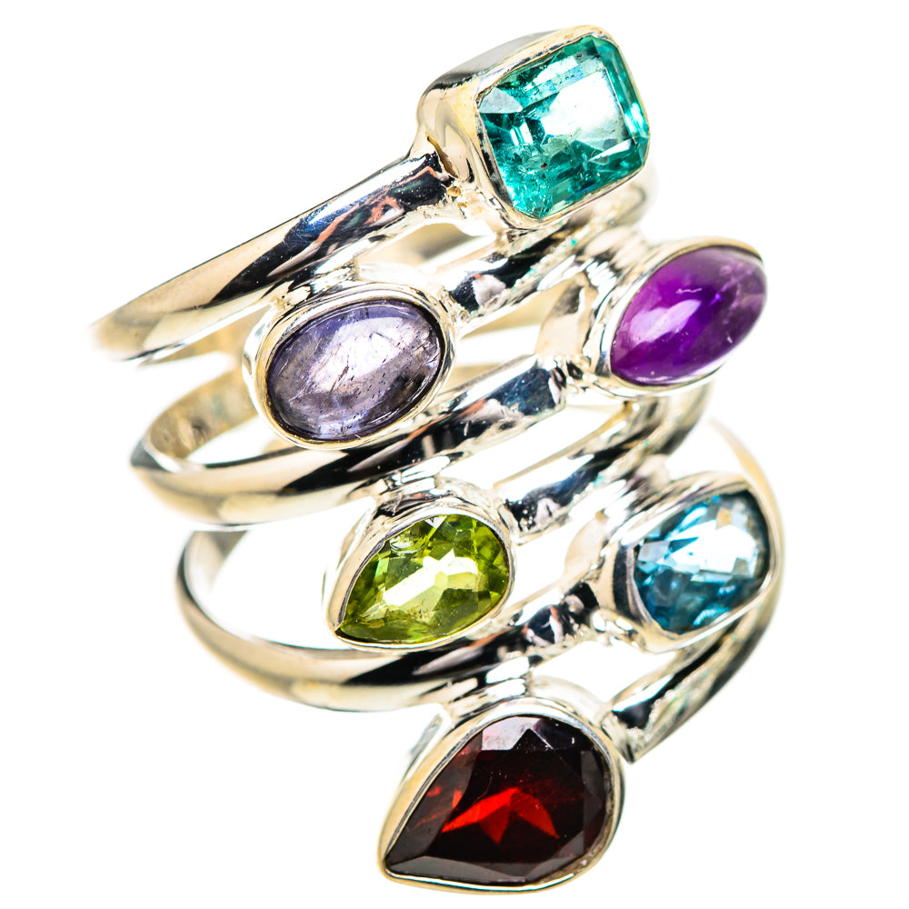 Garnet Rings handcrafted by Anasilvercos - RING132013 - Photo 2