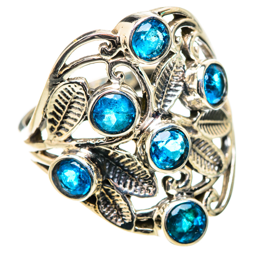 Swiss Blue Topaz Rings handcrafted by Anasilvercos - RING132020 - Photo 2
