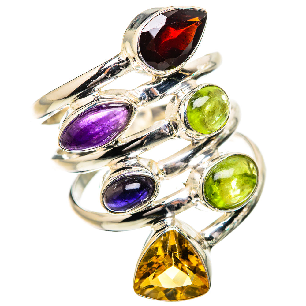 Garnet Rings handcrafted by Anasilvercos - RING132030 - Photo 2