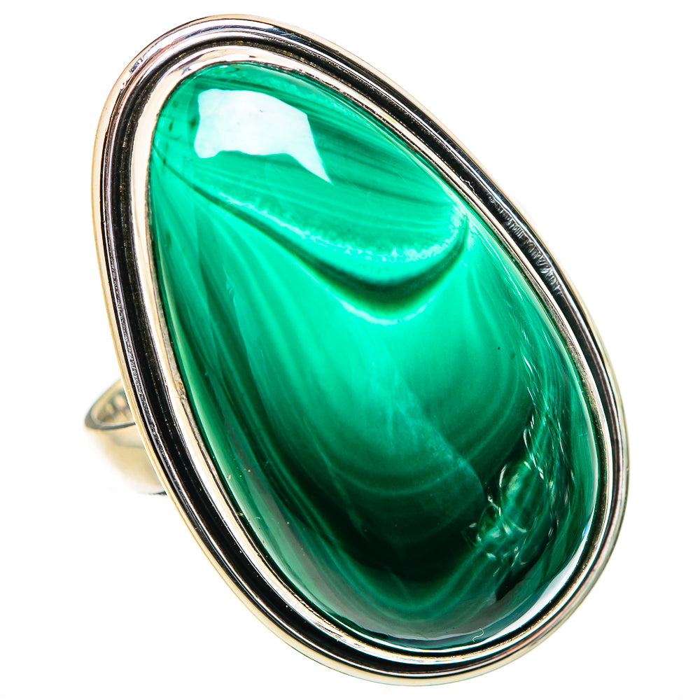 Malachite Rings handcrafted by Anasilvercos - RING132043 - Photo 2