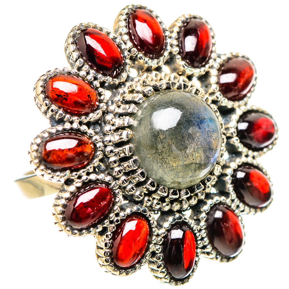Labradorite Rings handcrafted by Anasilvercos - RING132065 - Photo 2