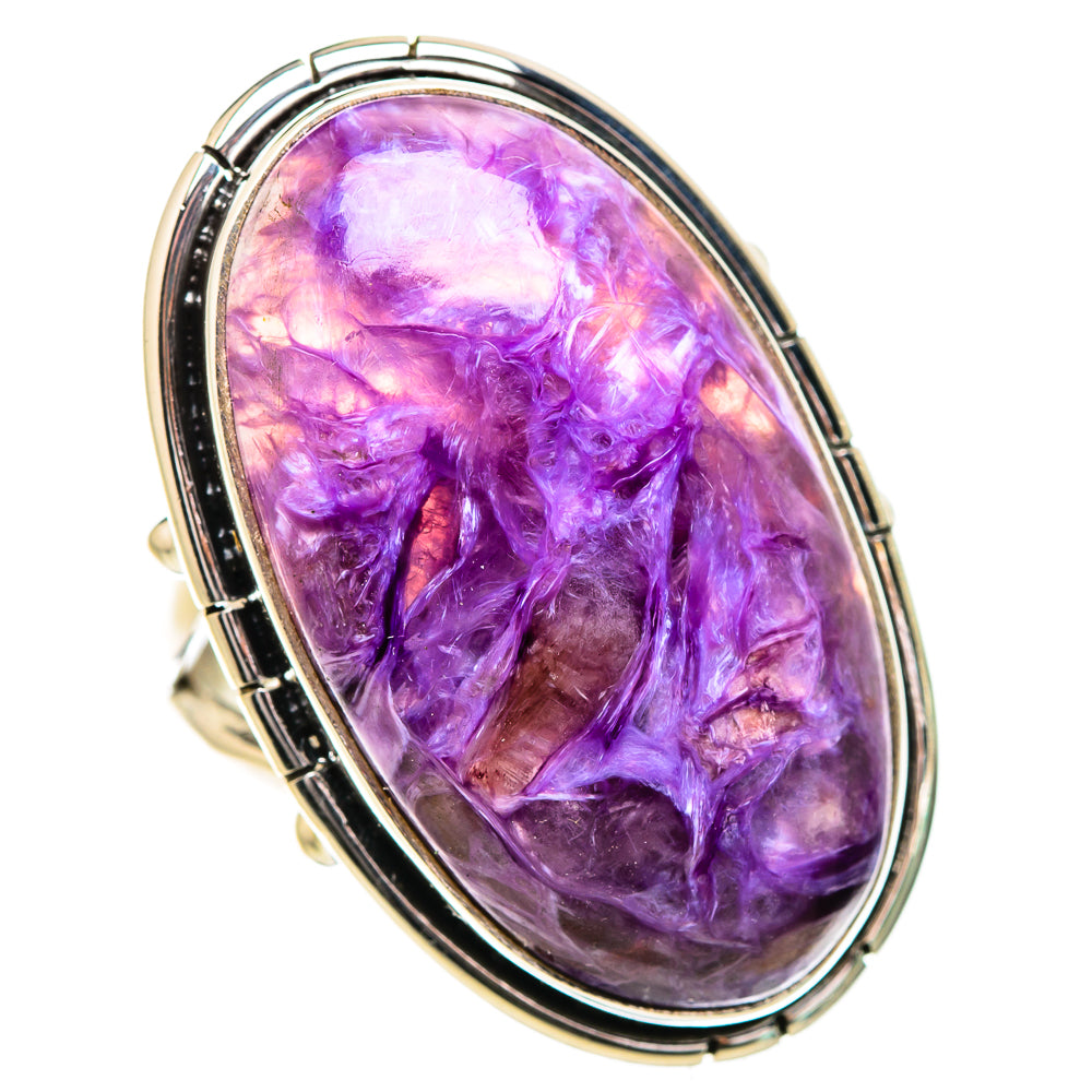 Charoite Rings handcrafted by Anasilvercos - RING132067 - Photo 2