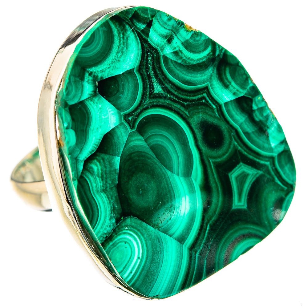 Malachite Rings handcrafted by Anasilvercos - RING132082 - Photo 2