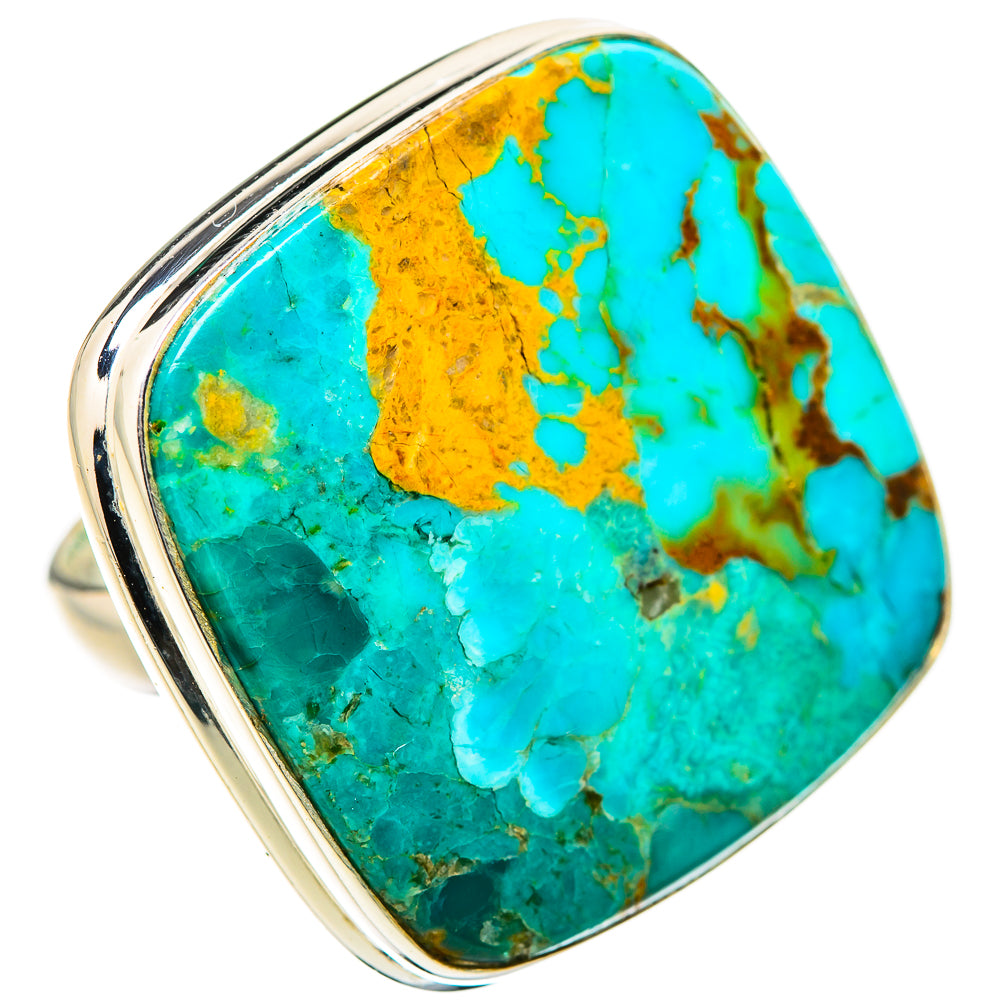 Chrysocolla Rings handcrafted by Anasilvercos - RING132098 - Photo 2