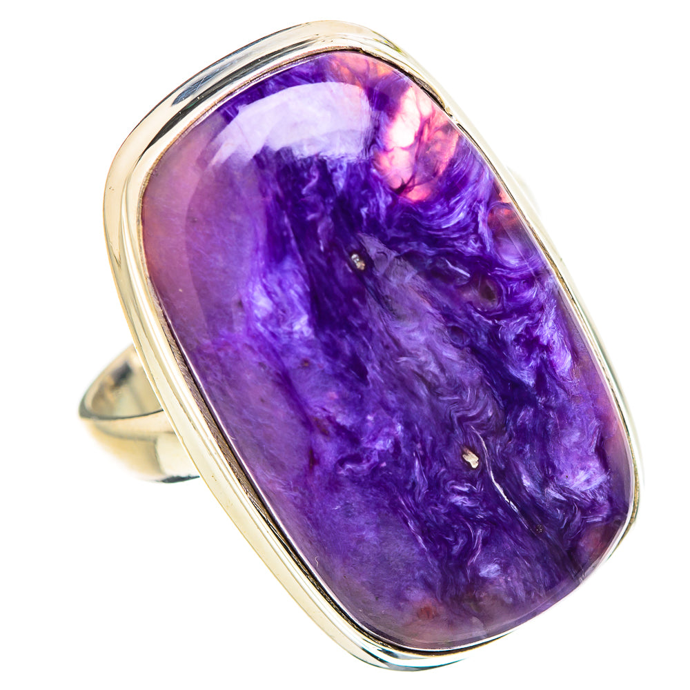 Charoite Rings handcrafted by Anasilvercos - RING132106 - Photo 2