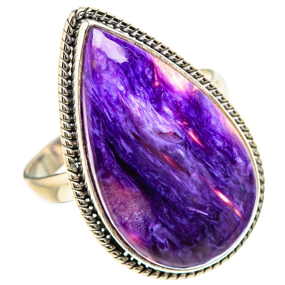 Charoite Rings handcrafted by Anasilvercos - RING132121 - Photo 2