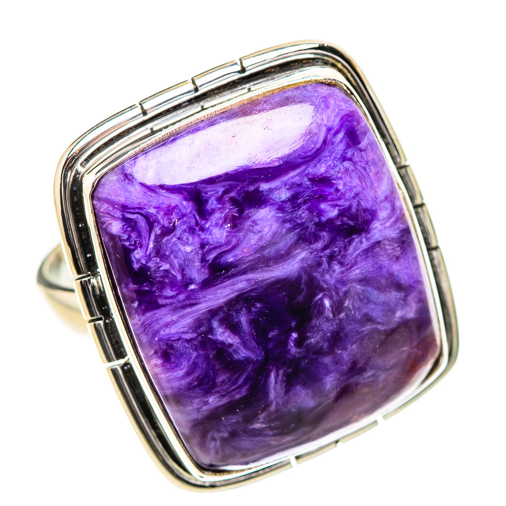 Charoite Rings handcrafted by Anasilvercos - RING132122 - Photo 2