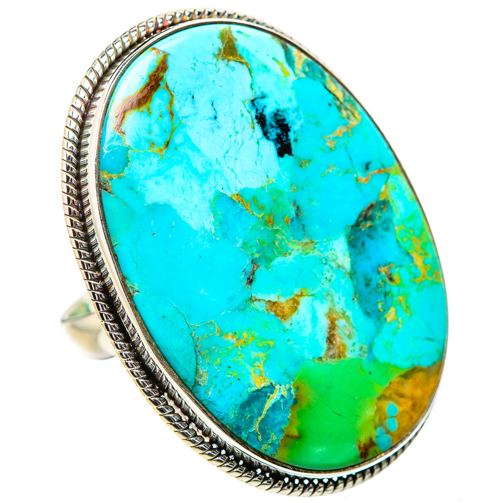 Chrysocolla Rings handcrafted by Anasilvercos - RING132131 - Photo 2