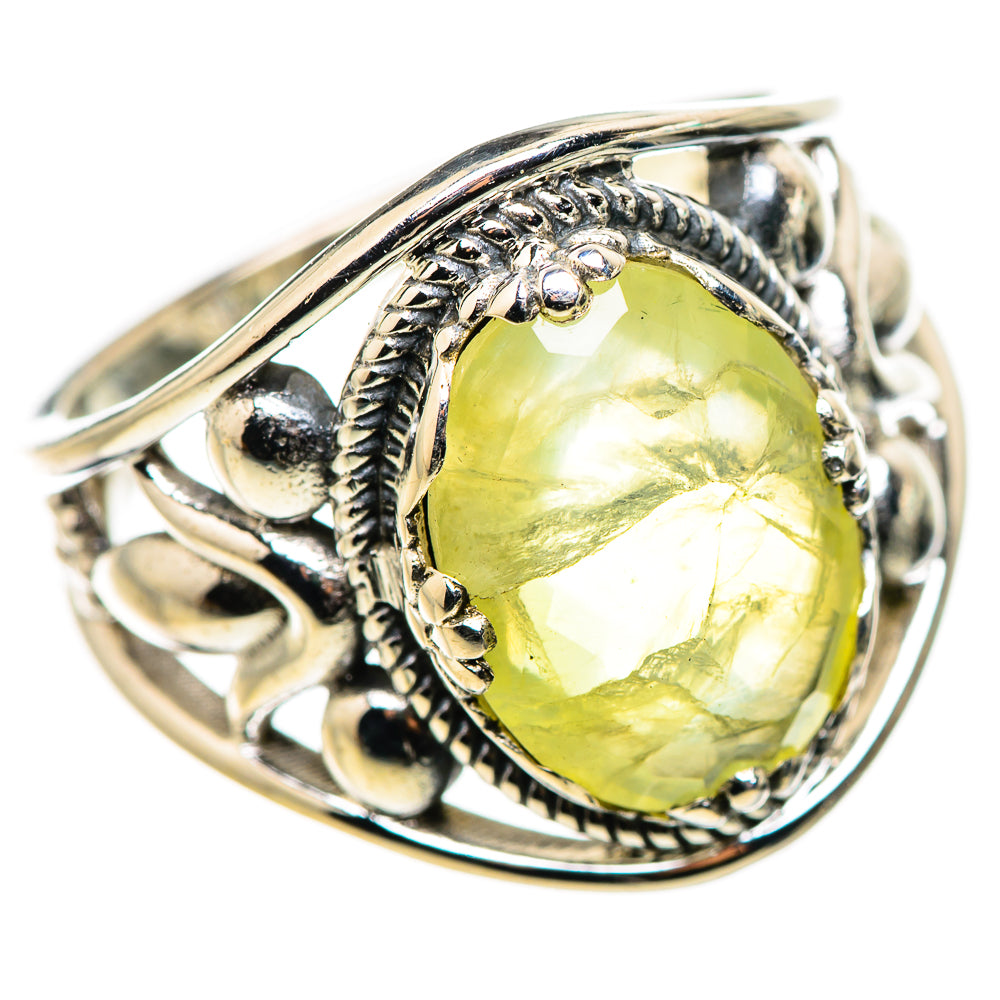 Prehnite Rings handcrafted by Anasilvercos - RING132154 - Photo 2