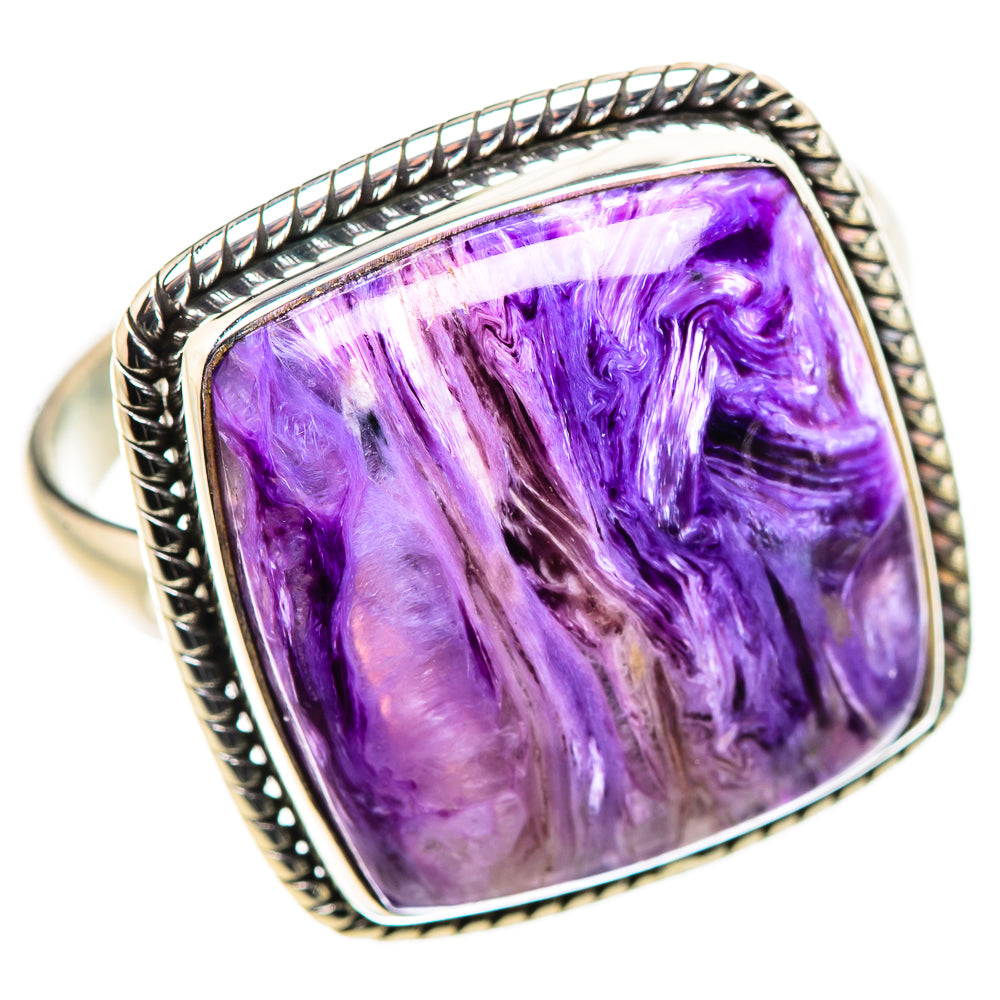 Charoite Rings handcrafted by Anasilvercos - RING132173 - Photo 2