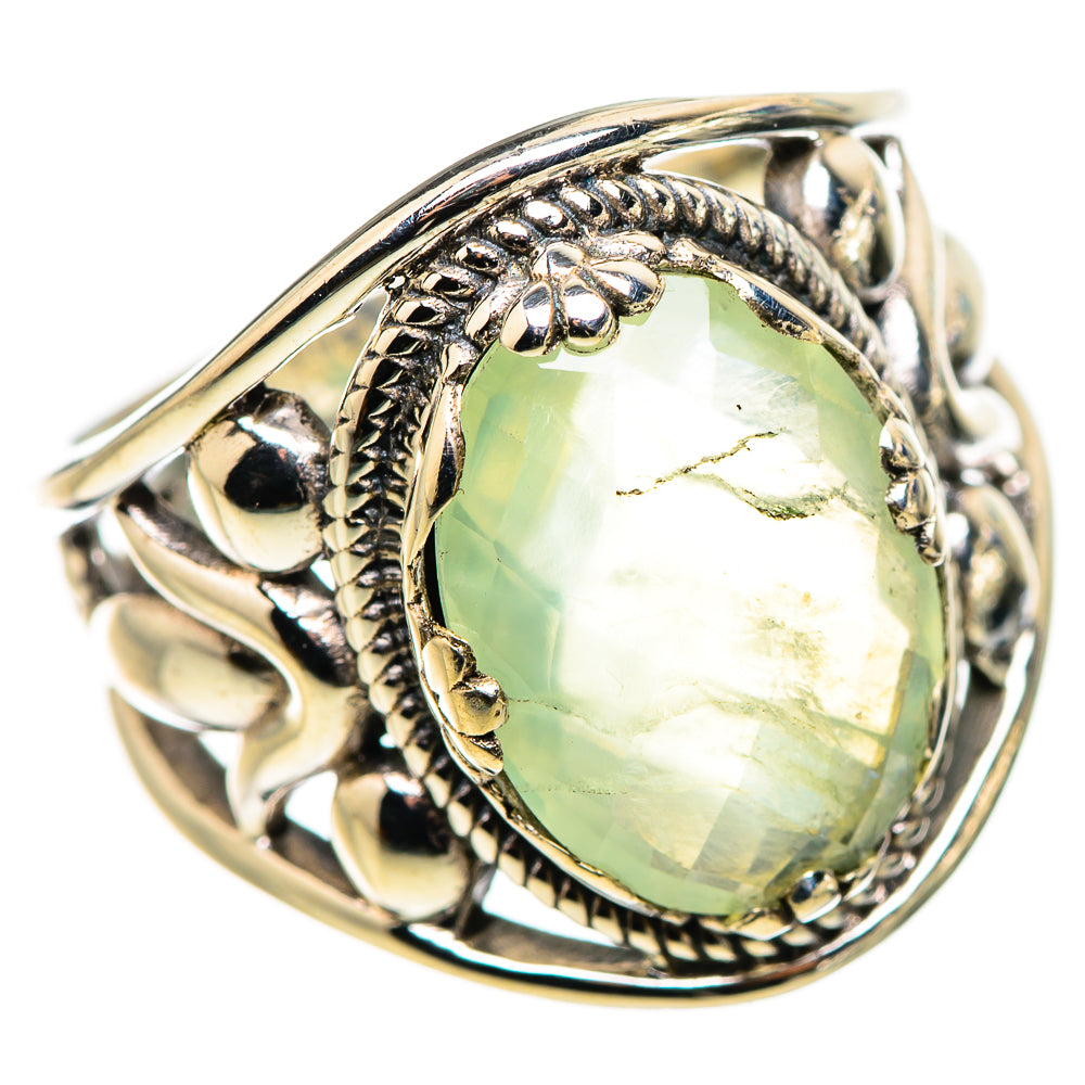 Prehnite Rings handcrafted by Anasilvercos - RING132187 - Photo 2