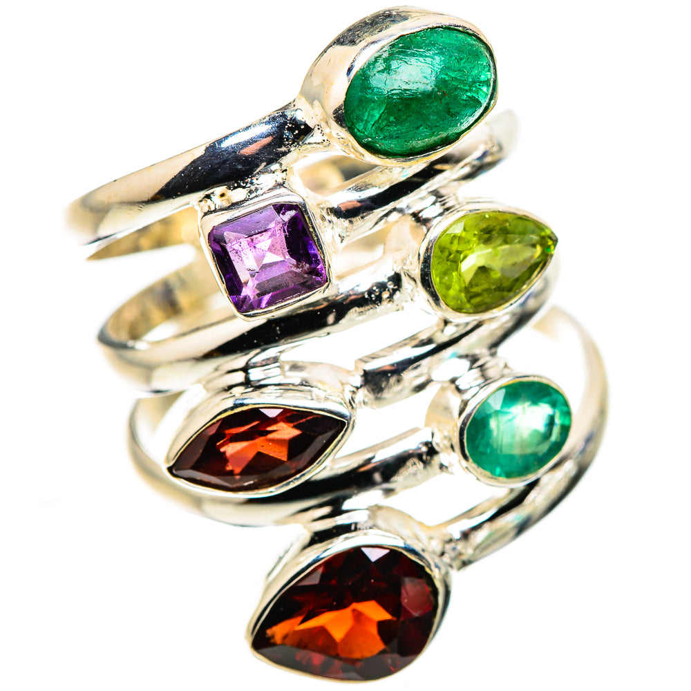 Green Aventurine Rings handcrafted by Anasilvercos - RING132211 - Photo 2