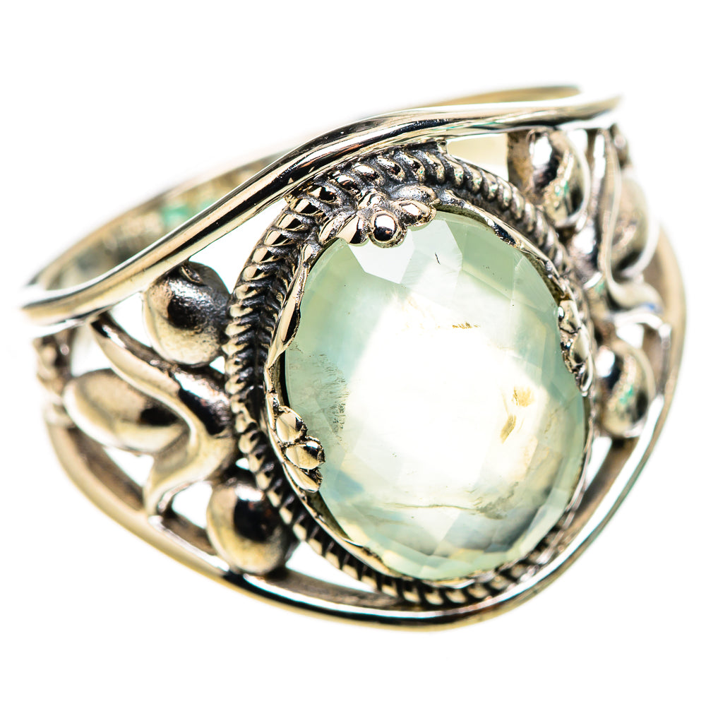 Prehnite Rings handcrafted by Anasilvercos - RING132233 - Photo 2