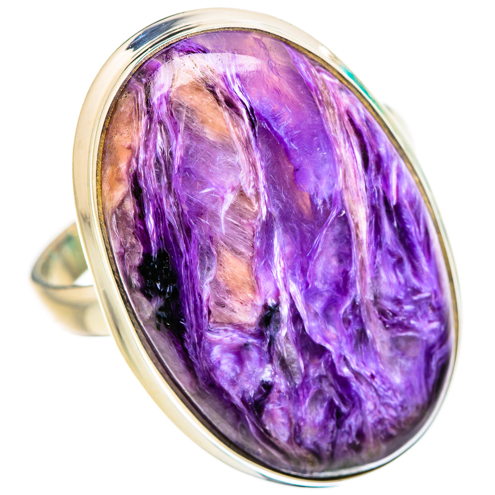 Charoite Rings handcrafted by Anasilvercos - RING132275 - Photo 2