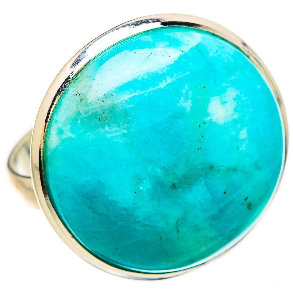 Peruvian Amazonite Rings handcrafted by Anasilvercos - RING132290 - Photo 2