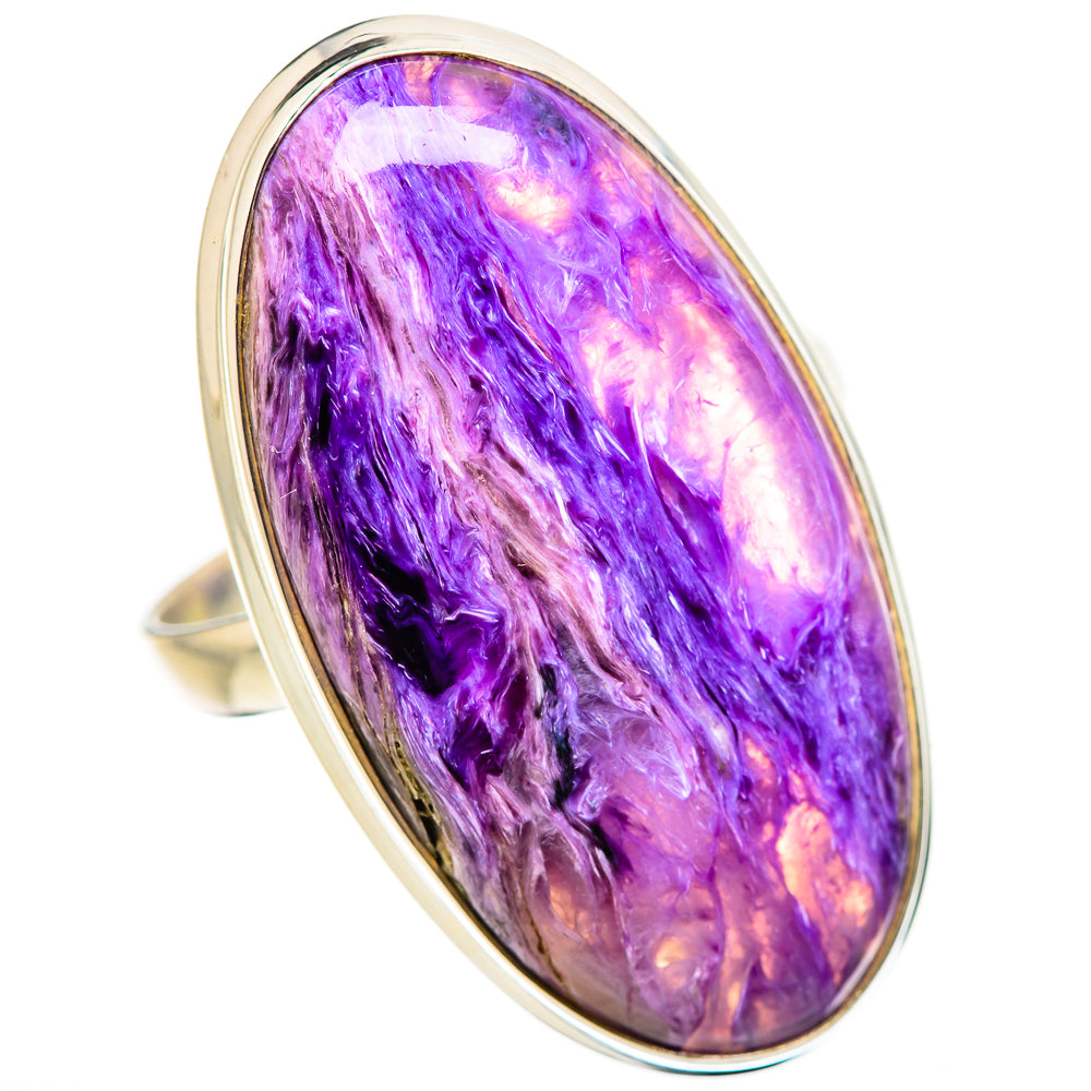 Charoite Rings handcrafted by Anasilvercos - RING132297 - Photo 2