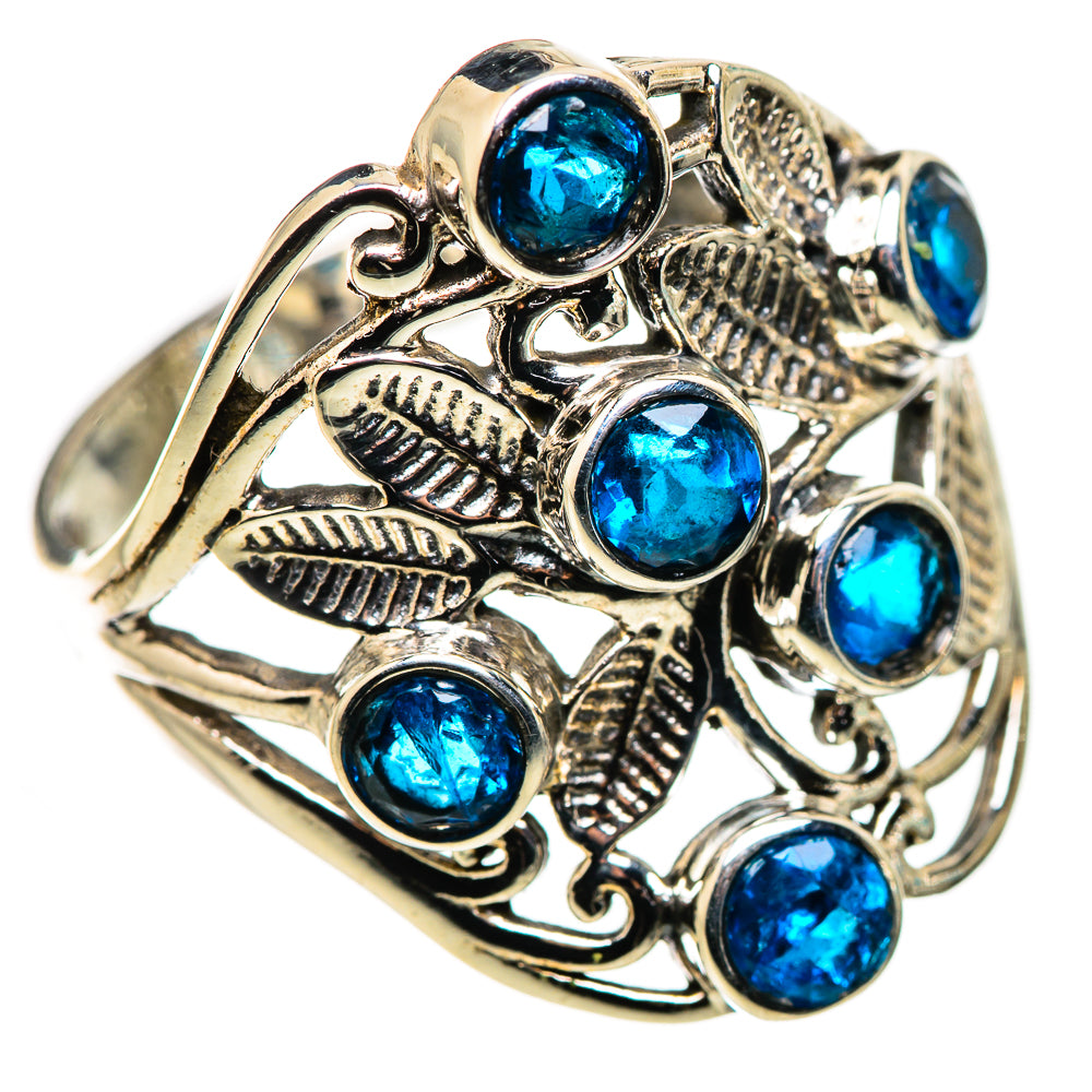 Swiss Blue Topaz Rings handcrafted by Anasilvercos - RING132371 - Photo 2