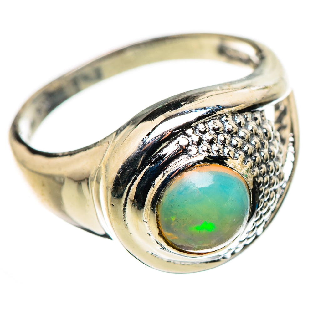 Ethiopian Opal Rings handcrafted by Anasilvercos - RING132409 - Photo 2