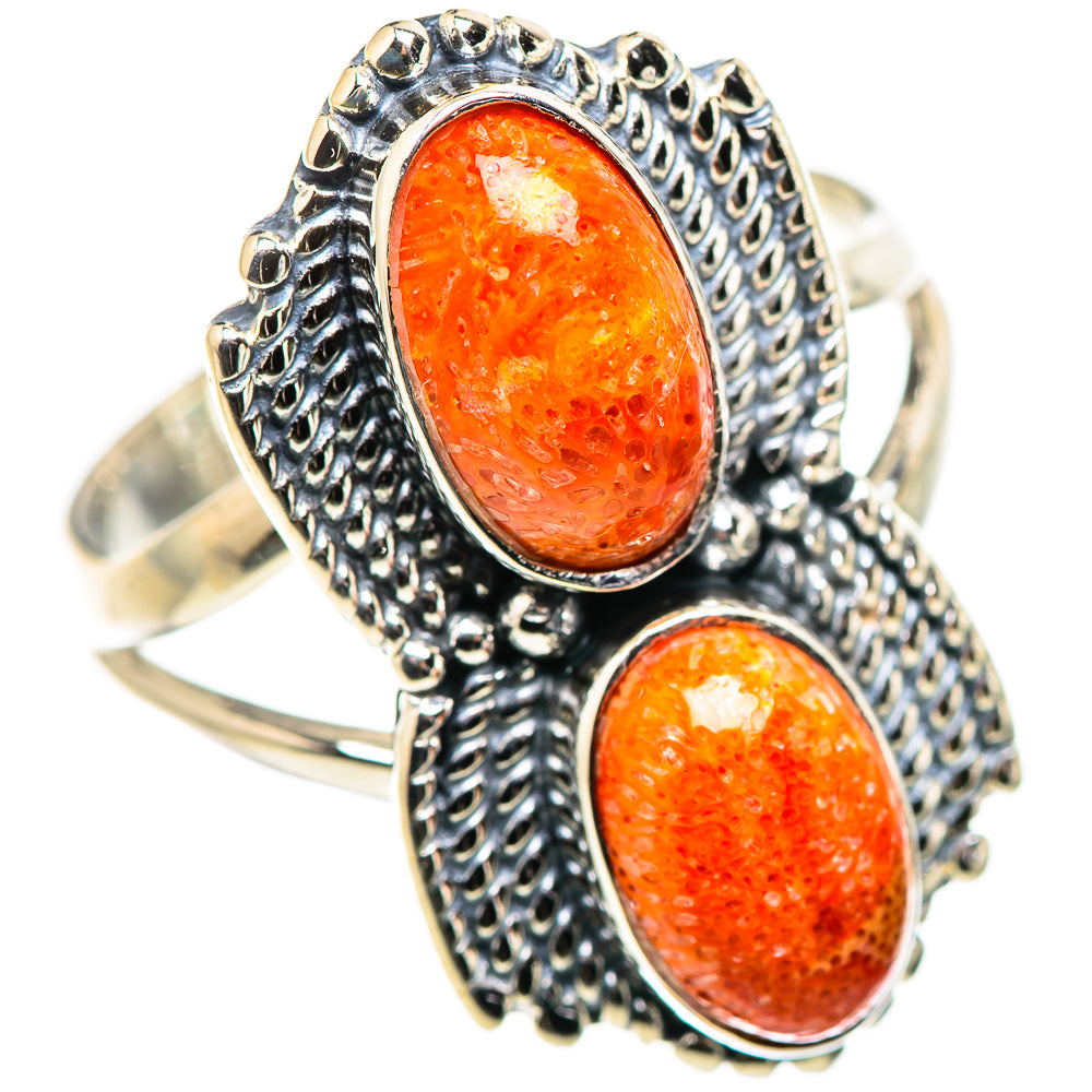 Sponge Coral Rings handcrafted by Anasilvercos - RING132436 - Photo 2