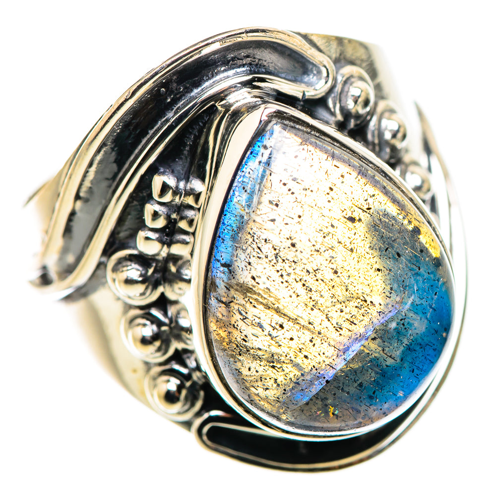 Labradorite Rings handcrafted by Anasilvercos - RING132465 - Photo 2