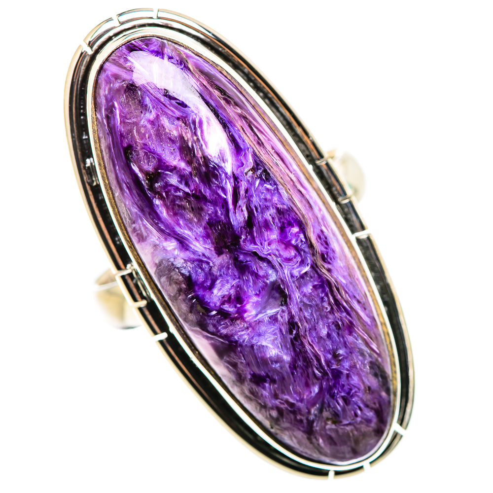 Charoite Rings handcrafted by Anasilvercos - RING132532 - Photo 2