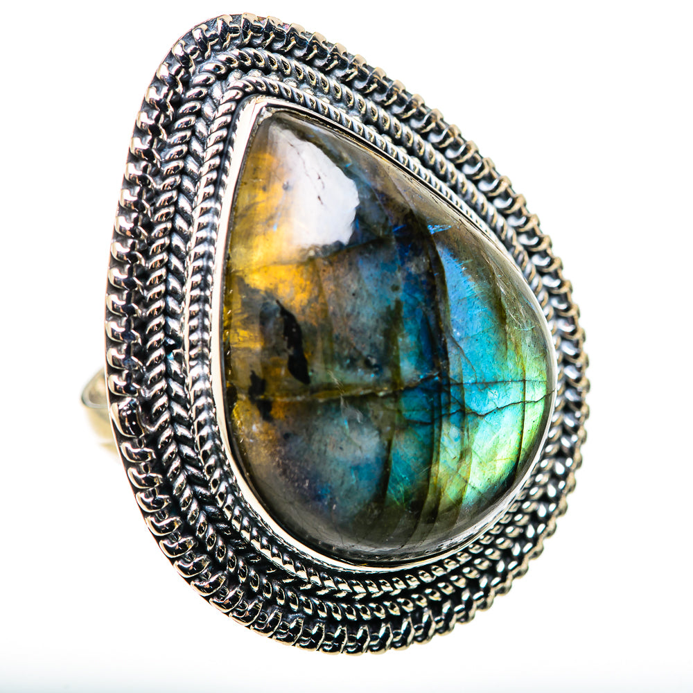 Labradorite Rings handcrafted by Anasilvercos - RING132548 - Photo 2
