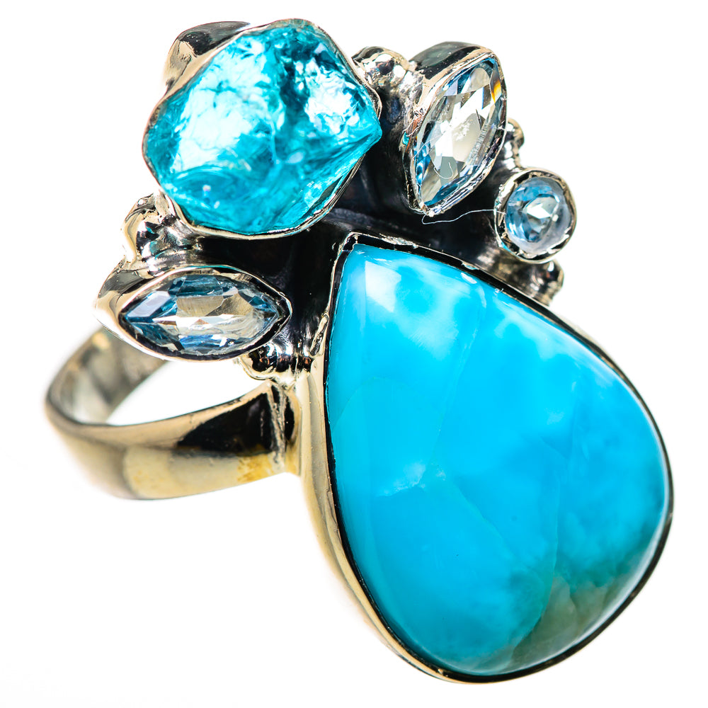 Larimar Rings handcrafted by Anasilvercos - RING132564 - Photo 2