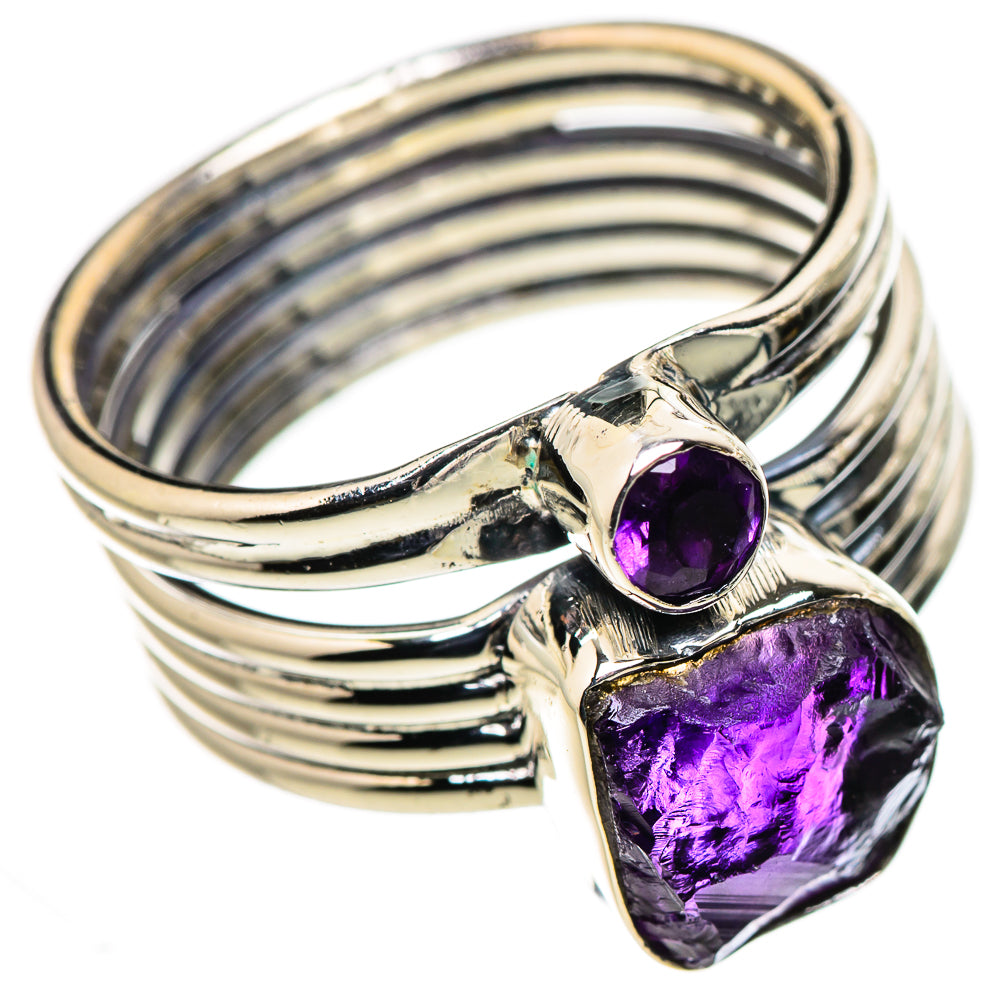 Amethyst Rings handcrafted by Anasilvercos - RING132572 - Photo 2