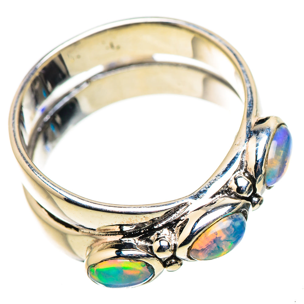 Ethiopian Opal Rings handcrafted by Anasilvercos - RING132578 - Photo 2
