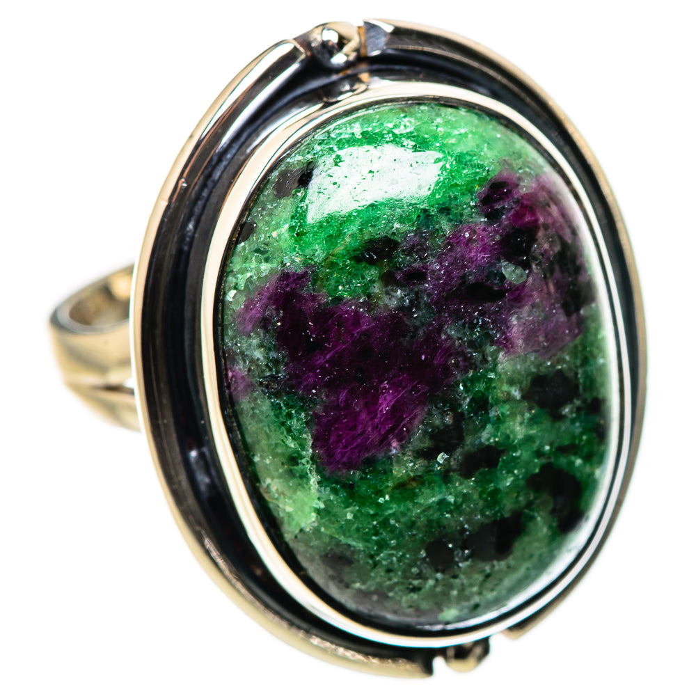 Ruby Zoisite Rings handcrafted by Anasilvercos - RING132584 - Photo 2