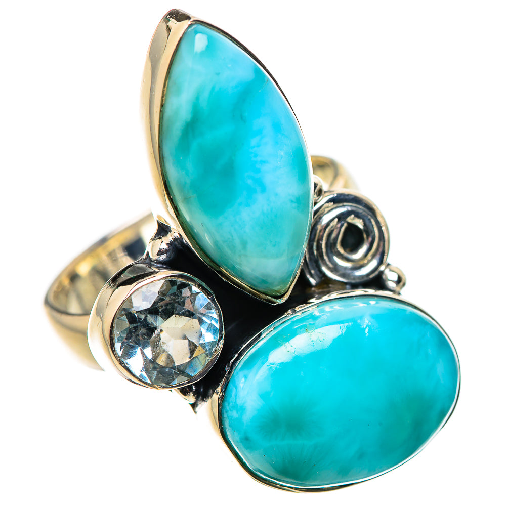 Larimar Rings handcrafted by Anasilvercos - RING132600 - Photo 2