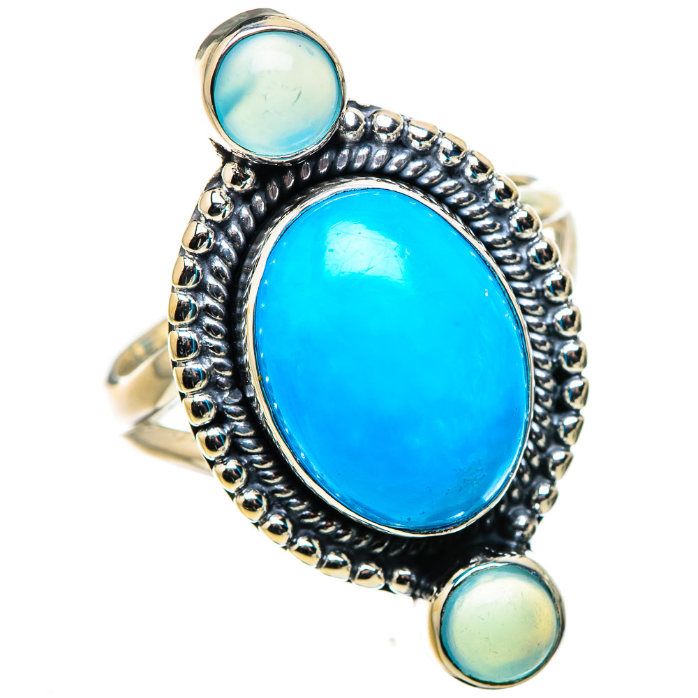 Smithsonite Rings handcrafted by Anasilvercos - RING132608 - Photo 2