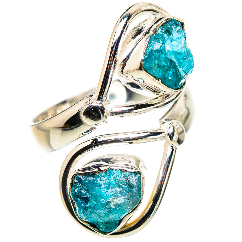 Blue Fluorite Rings handcrafted by Anasilvercos - RING132631 - Photo 2