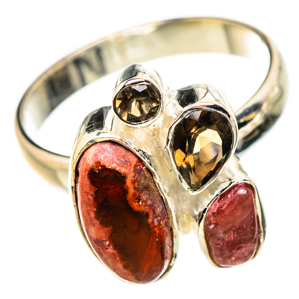 Mexican Fire Opal Rings handcrafted by Anasilvercos - RING132643 - Photo 2