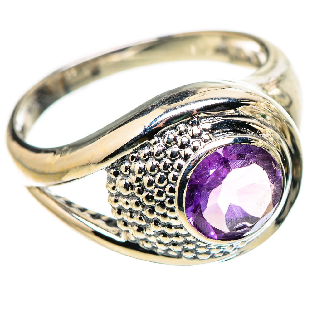 Amethyst Rings handcrafted by Anasilvercos - RING132660 - Photo 2