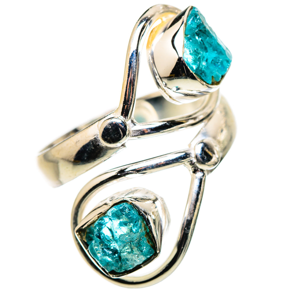 Blue Fluorite Rings handcrafted by Anasilvercos - RING132691 - Photo 2