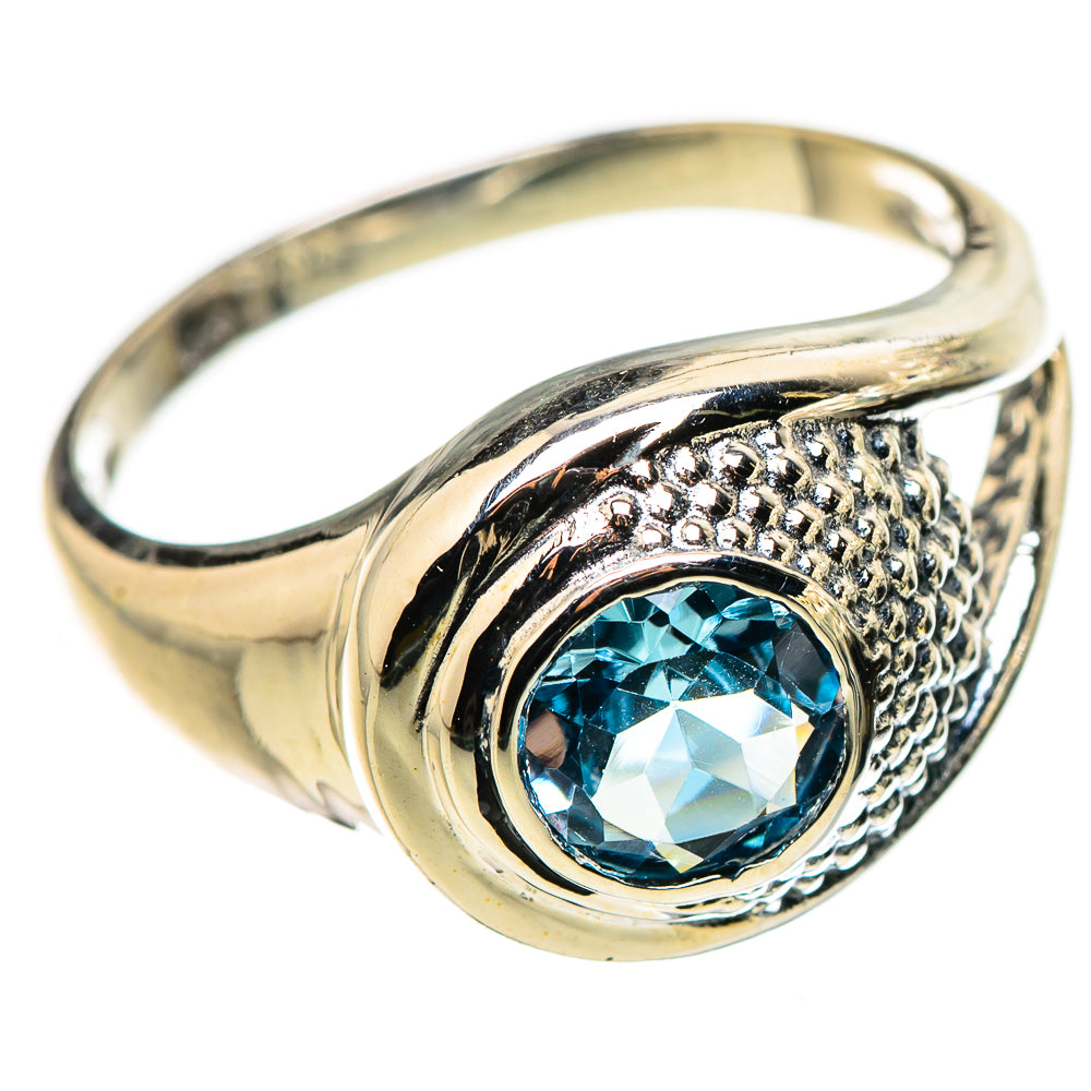 Blue Topaz Rings handcrafted by Anasilvercos - RING132692 - Photo 2