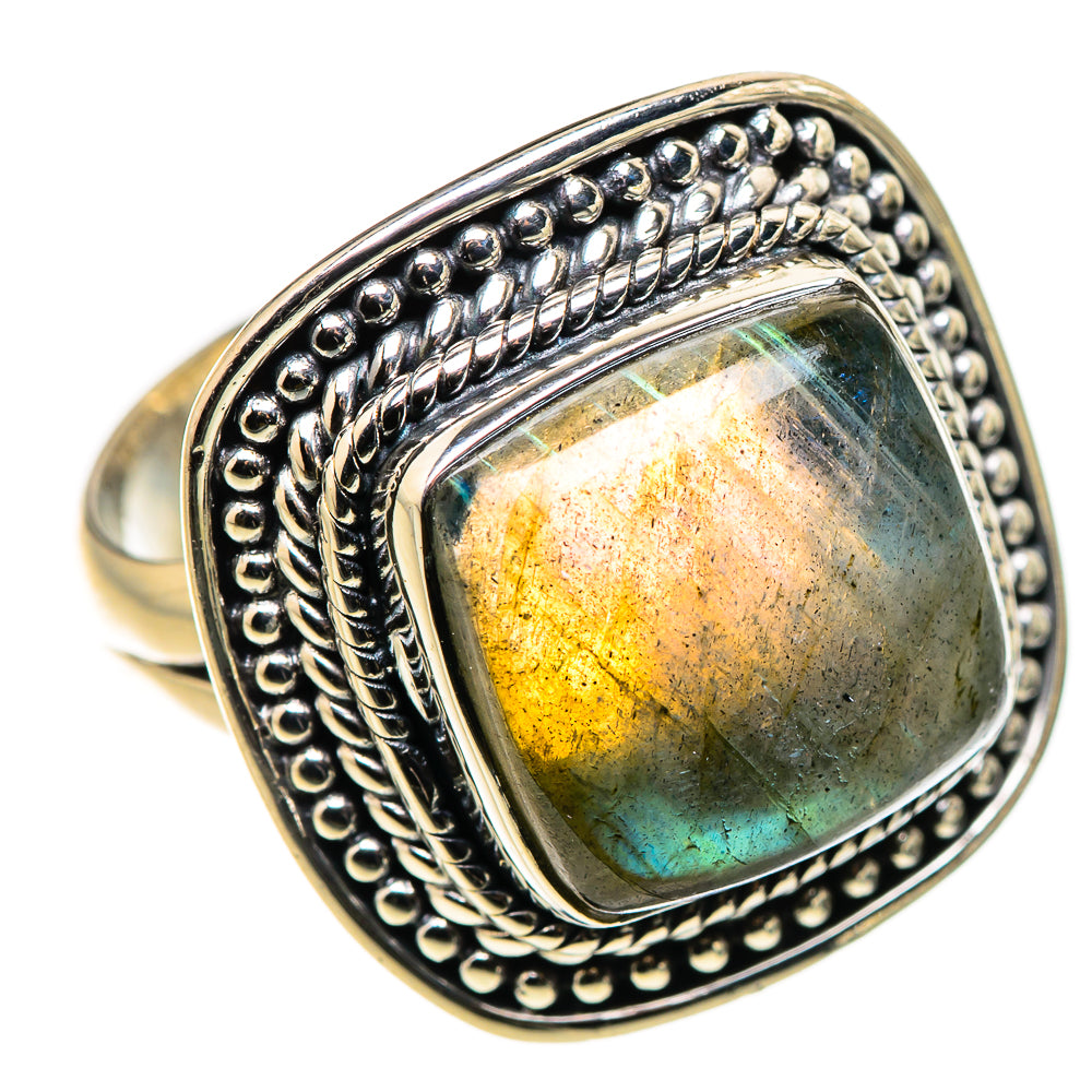 Labradorite Rings handcrafted by Anasilvercos - RING132696 - Photo 2