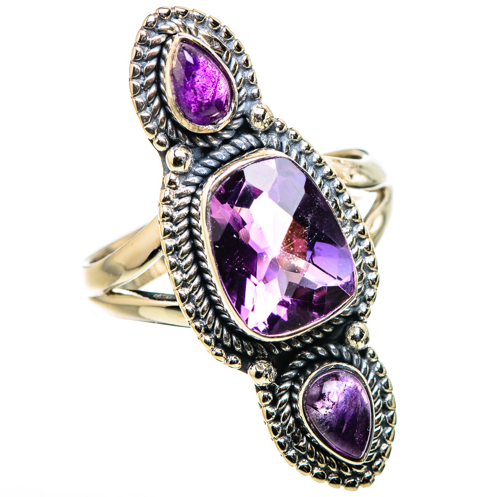 Amethyst Rings handcrafted by Anasilvercos - RING132701 - Photo 2