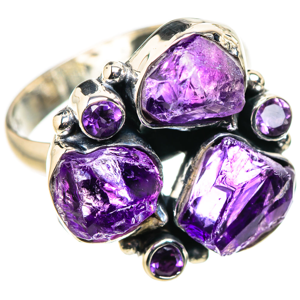 Amethyst Rings handcrafted by Anasilvercos - RING132702 - Photo 2