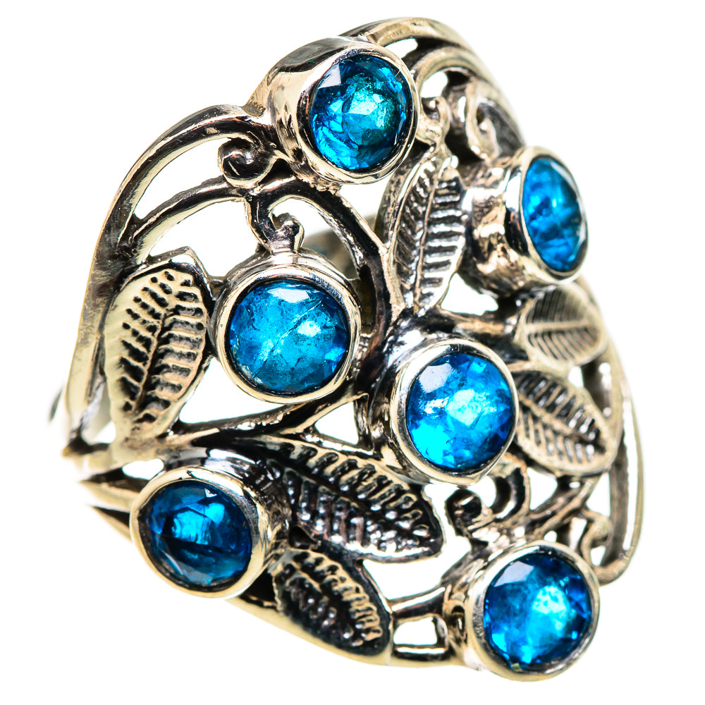 Swiss Blue Topaz Rings handcrafted by Anasilvercos - RING132709 - Photo 2